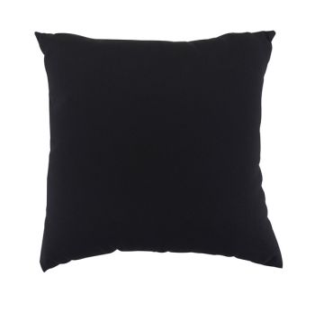 Scatter Cushion 18 x 18 Outdoor Garden Furniture Cushion (Pack of 4) - L46 x W46 cm - Black