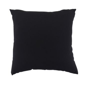 Scatter Cushion 12"x12" Black Outdoor Garden Furniture Cushion