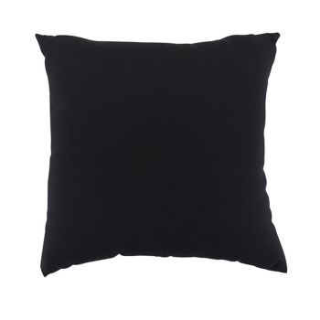 Scatter Cushion 12x12 Outdoor Garden Furniture Cushion (Pack of 4) - L30.5 x W30.5 cm - Black