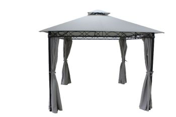 Marco Polo Gazebo - L300 x W300 x H250 cm - Grey
