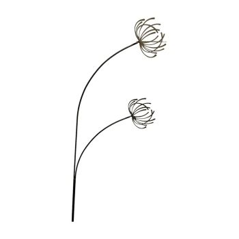 Clematis Garden Art - Bare Metal/Ready to Rust - W37 x H133 cm