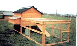 Grosvenor Standard Raised Poultry House with Run