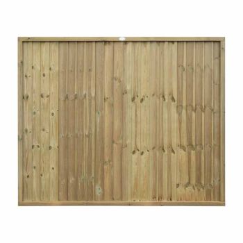 Grange Superior Closeboard Vertical Panel - Timber - L4 x W182.8 x H150 cm