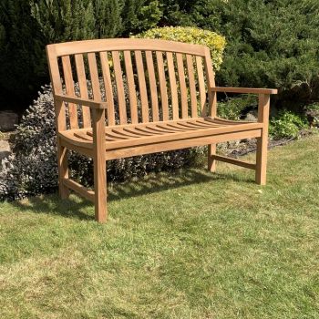 2 Seater Zaire Bench - Wood - L53 x W120 x H93 cm