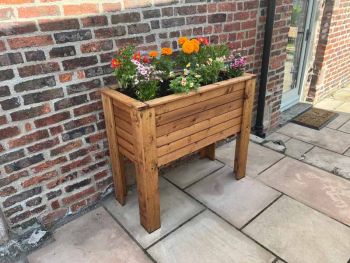 Multi Pack of 3 - Somerford Deep Root Large Planter - Wood - L48 x W104 x H90 cm