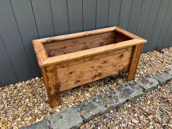 Multi Pack of 2 - Prestbury Raised Rectangular Large Trough - Timber - L41 x W83 x H42 cm