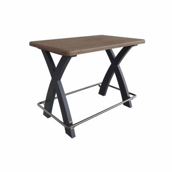 Bar Table - Oak - L130 x W85 x H100 cm - Blue