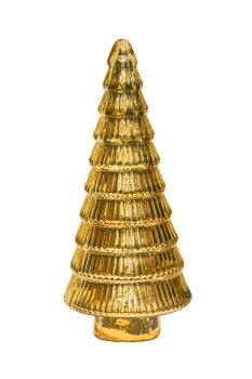 Juniper Tree Christmas Decorations - Glass - L18 x W18 x H41 cm - Gold
