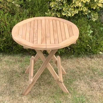 Round Picnic Table - Wood - L45 x W45 x H50 cm