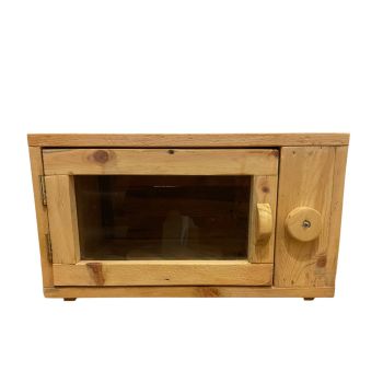 Imagination Mud Kitchen Microwave Play Toy - Wood - L43 x W27 x H26 cm