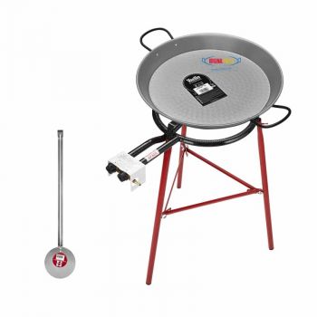 Paella Cooking Set with Burner - Steel - L60 x W64 x H65 cm - Multi
