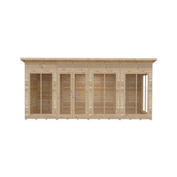 Lela 16x6 Summerhouse - L185.8 x W476 x H228.4 cm