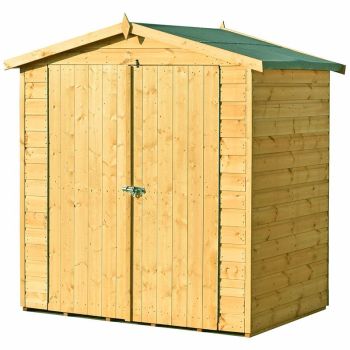 Lewis 4 x 6 Feet Premium Apex Double Door with One Opening Window