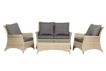 LISBON Deluxe 4 Seater 4pc Lounging Coffee Set