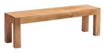 Toko Light Mango Bench - Solid Mango Wood - L40 x W145 x H45 cm