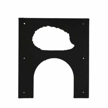 Eco Hedgehog Hole Plate - Polyethylene/Plastic - W23 x H26 cm