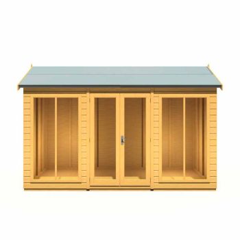 Mayfield 12 x 6 Summerhouse - Wood - L199 x W371.4 x H241.5 cm