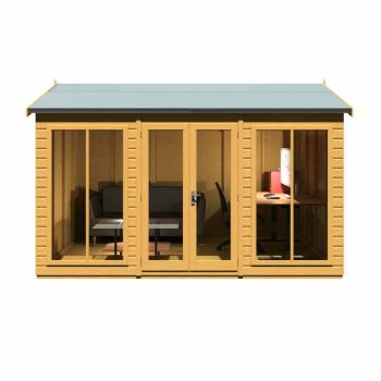 Mayfield 12 x 8 Summerhouse - Wood - L257.2 x W371.4 x H240.8 cm