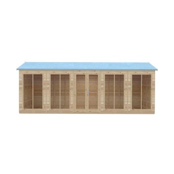 Mayfield 20 x 8 Summerhouse - Wood - L239 x W595 x H229 cm