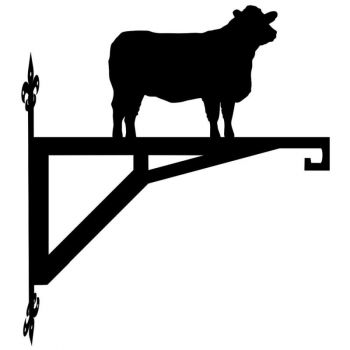Lincoln Red Cow Modern Contemporary Hanging Bracket