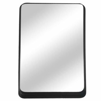 Framed Mirror - Glass/Iron - L50 x W4 x H80 cm - Black