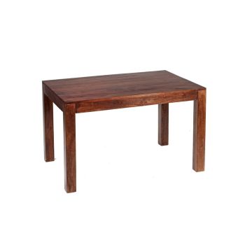 Toko Dark Mango Small Dining Table - Solid Mango Wood - L80 x W120 x H76 cm