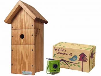 Green Feathers Complete Deluxe WiFi Bird Box Camera Kit (3rd Gen)