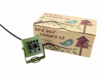 Green Feathers HD Wired Bird Box Camera & 20m Cable Kit