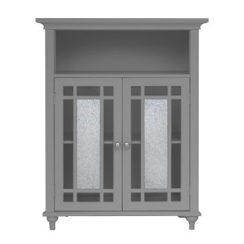  Windsor Double Door Floor Cabinet  - Grey - 30 x 86 x 86 cm