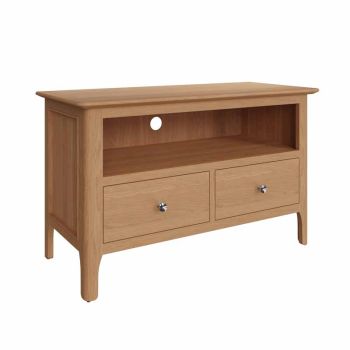 Standard TV Cabinet - Plywood/Pine/MDF - L90 x W40 x H55 cm - Light Oak 