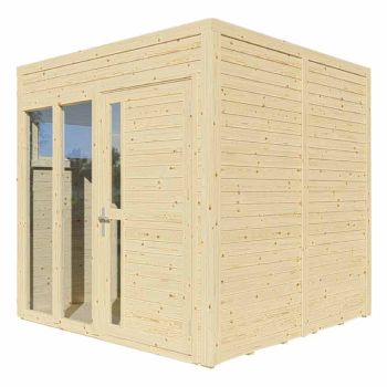 Cubus 2 Office - Timber - L240 x W229 x H232 cm - Natural