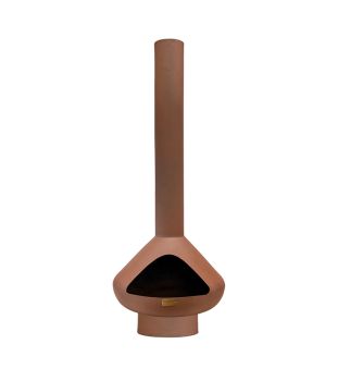 Outdoor Fornax Fireplace - Steel - L52 x W52 x H132 cm - Rust