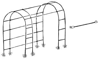 (9 Joiner Bars To Create Tunnel.) Tunnel Pack for Oregon Arch (Black)