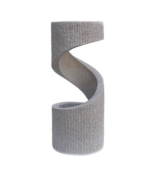 Outdoor Spiral Water Feature - Polyresin - L35 x W35 x H82 cm - Sandstone