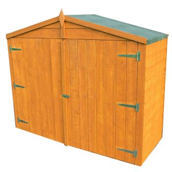 Bike Store Garden Shed - Dip Treated Approx 7 x 3 Feet