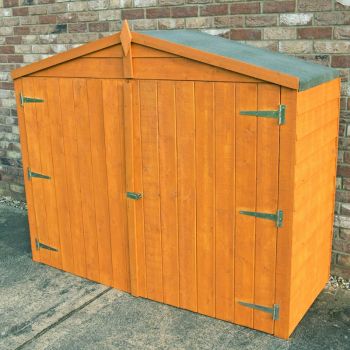 Bike Store Garden Shed - Dip Treated Approx 7 x 3 Feet