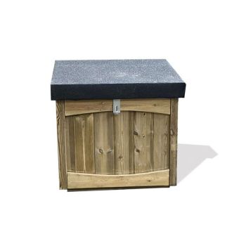 Outdoor Parcel Storage Box - L52 x W67 x H68 cm - Minimal Assembly Required