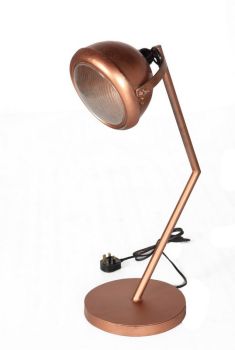 Copper Lamp Stand - Metal - L28 x W35 x H65 cm