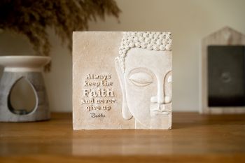 Buddha Faith Plaque - L37 x W29 x H40 cm