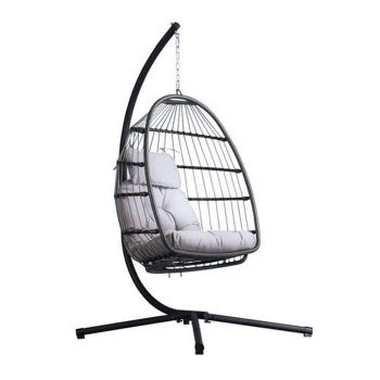 Egotistic Pod Chair - H191 x W107 x L124 cm - Grey