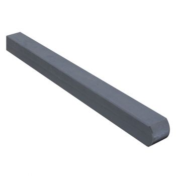 3ft 3in Painted grey post 4" (90x90mm) ONLY AVAILABLE WITH A PURCHASE OF 3 FENCE PANELS