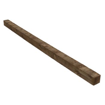 6ft Fence Posts 3" (75x75mm) Brown ONLY AVAILABLE WITH A PURCHASE OF 3 FENCE PANELS