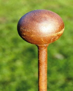 Ball Pinn Support 4ft (Bare Metal/Natural Rust) (Pack of 3)