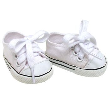 Sophia's 18" Doll Canvas Sneakers - White - 9 x 5 x 3 cm