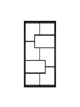 Quebec Shelving Unit - MDF - L29 x W89 x H180.5 cm - Black