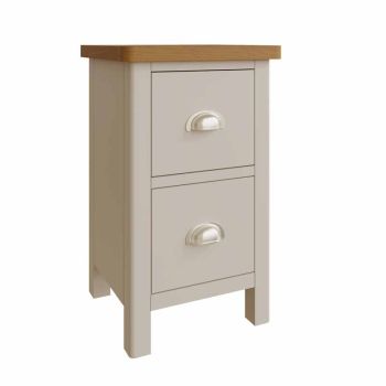 Small Bedside Cabinet - Pine/MDF - L35 x W32 x H58 cm - Truffle