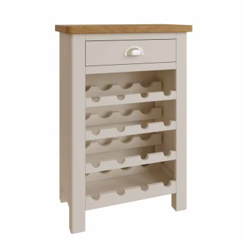 Wine Cabinet - Pine/MDF - L55 x W30 x H80 cm - Truffle