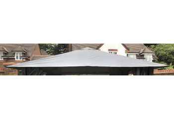 Replacement Canopy for Highfield Gazebo - L400 x W300 cm - Grey