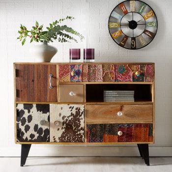 Soiro Sideboard Large 2 - Wood - L40 x W120 x H80 cm