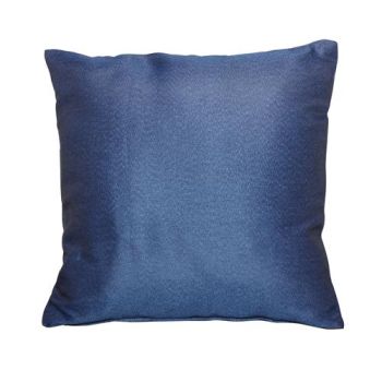 Plain Scatter Outdoor Cushion - Pack of 2 - Polyster - H10 x W45 x L45 cm - Blue